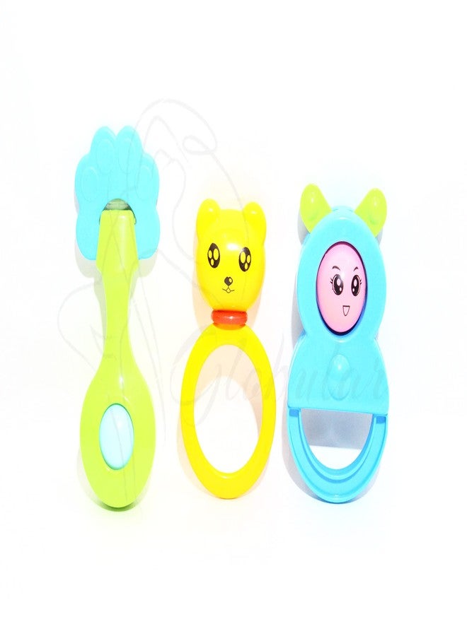 Globular Rattle for Babies Non-Toxic 6months+ Baby Rattles & Teethers Early Development Toys for Infants Toddlers Toy Little New Born Baby Toy Kids (7 Piece Combo Rattle Set) - Image 3